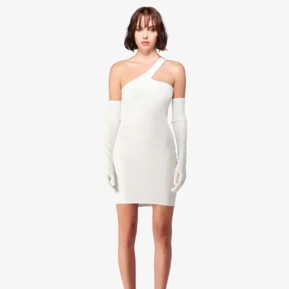 NWOT Miscreants London x Revolve Iris Cupid Mini Dress In White Size US 8 UK 12